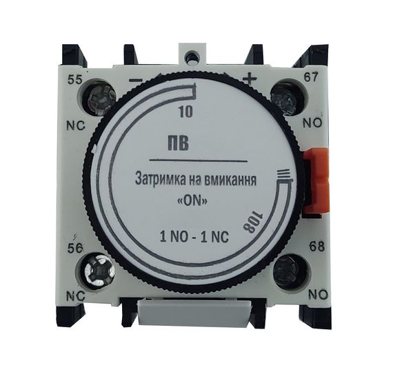 Приставка ПВ12 затримка на вмикання 10-180сек 1NO+1NC Ny95504018