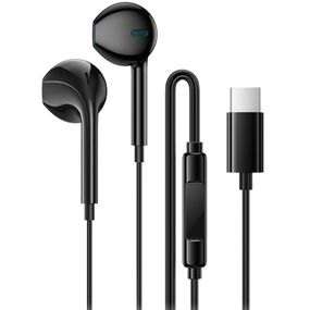 Наушники Borofone BM100 Fuente universal with microphone (Type-C/1.2m) Black