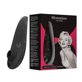 Вакуумный стимулятор клитора Womanizer Marilyn Monroe Black Marble sexstyle