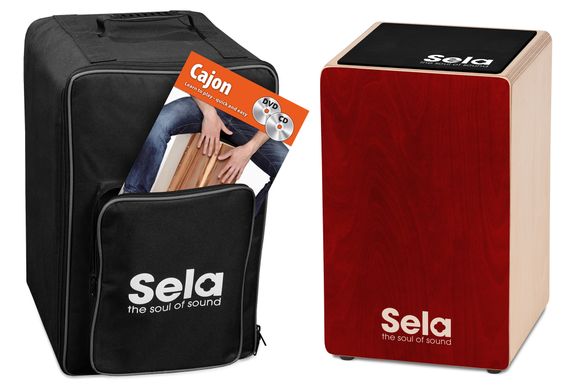Кахон Sela Primera Red Bundle SE 185 EN