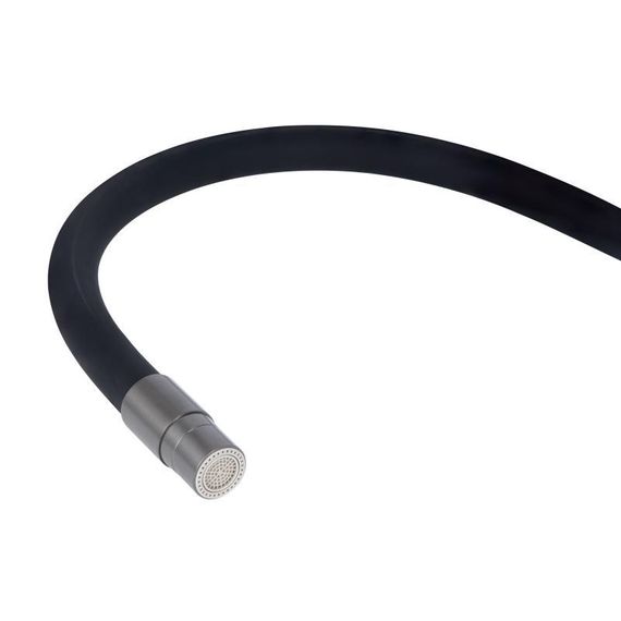 Змішувач для кухні Qtap Vlasta New з гнучким виливом з підключенням для питної води QTVLA364GMB45649 Gunmetal Black PVD | Зображення 6