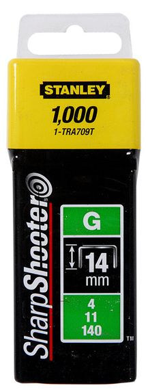 Скобы Stanley &quot;Light Duty&quot;, тип G, 14х10.6мм (1-TRA709T)