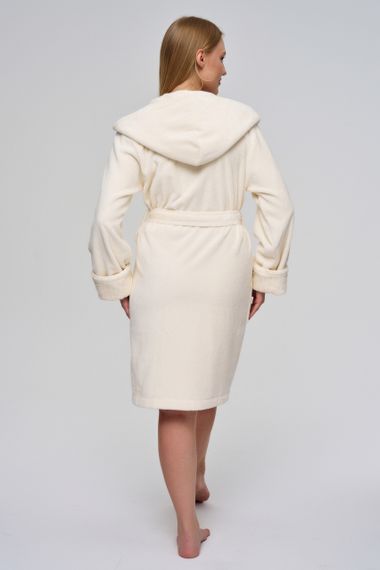 Жіночий халат Nusa 4345 кремовий XL | Зображення 2