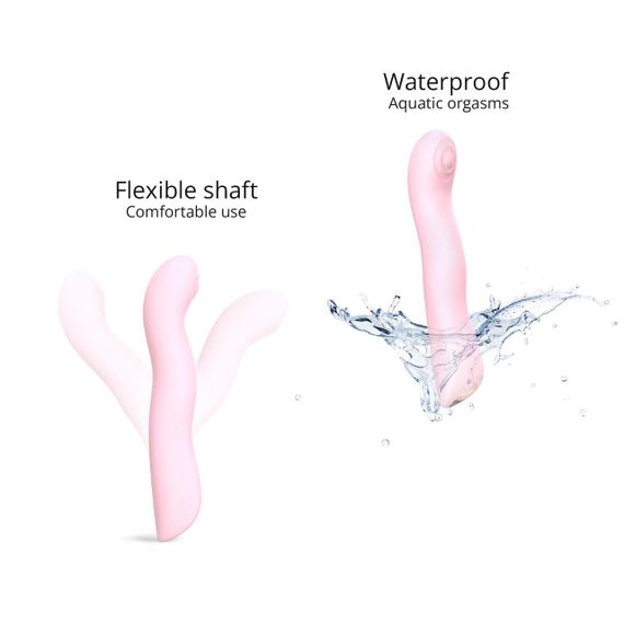 Вібратор Love To Love SWAP - BABY PINK, з пульсівною перлиною для точки G, 3 мотори, гнеться sexstyle | Зображення 3