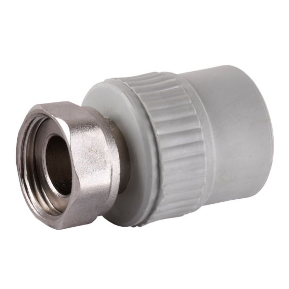 Муфта з накидною гайкою Vsplast PPR ф25х3/4″ 000003174