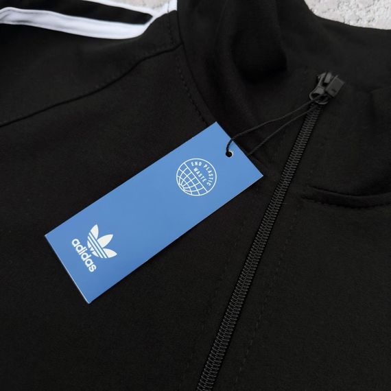 Кофта на блискавці Adidas чорна | Зображення 3