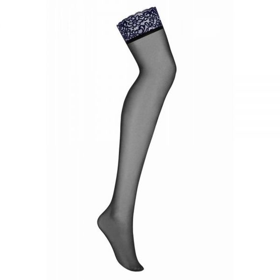 Панчохи Obsessive Drimera stockings blue L / XL | Зображення 1