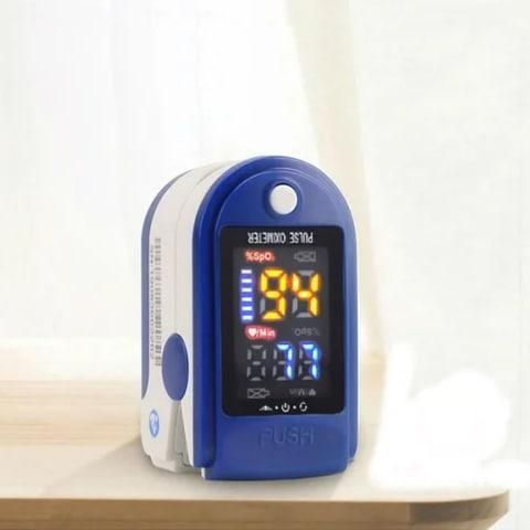 Портативный пульсометр оксиметр на палец Pulse Oximeter LK87 | Зображення 2