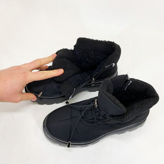 Чоботи жіночі 39р 24.5см, Жіночі зимові чоботи, Челсі з еластичними вставками | Зображення 1