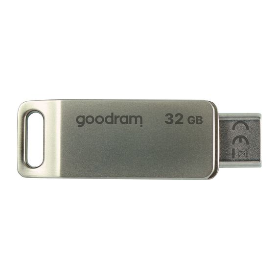 USB флеш накопичувач Goodram 32GB ODA3 Silver USB 3.0 / Type-C (ODA3-0320S0R11) | Зображення 1