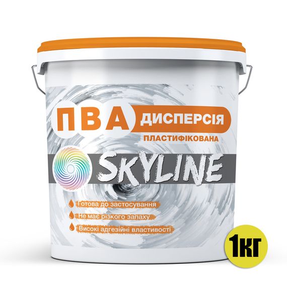 Дисперсія ПВА пластична готова до застосування SkyLine 1 кг | Зображення 1