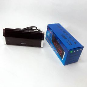 Часы с светящимся дисплеем VST-730-4, Светодиодное табло часы Настольные с функцией подсветки IZ-53