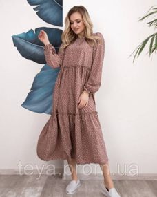 Платье для женщин цвет бежевый размеры S, M, XL, 3XL FI_000623