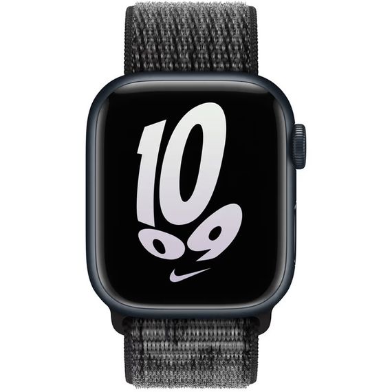 Ремешок Nylon для Apple Watch 42(ser.1-3)/44/45/46/49mm Black / Summit White | Зображення 1