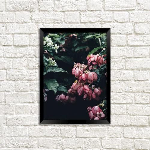 Постер в рамке Цветочное настроение 21x30 см, A4 (MT4_ART018_BL)