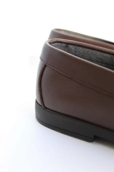 Коричневые мужские мокасины на гибкой подошве 41 размер | Зображення 3