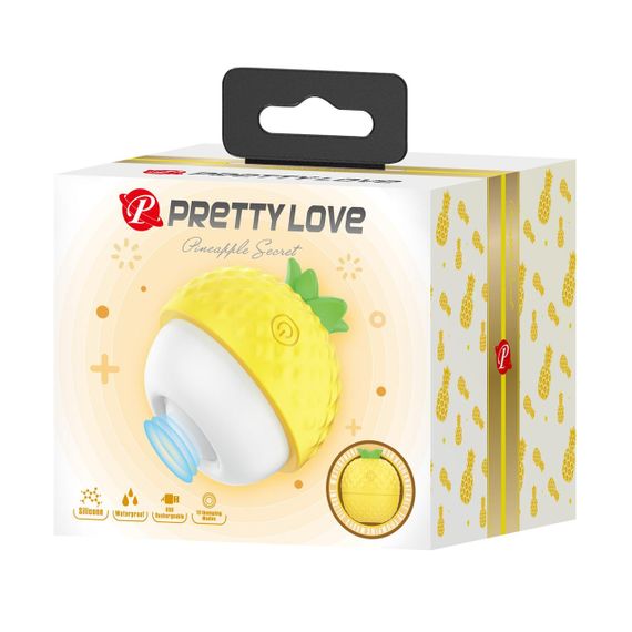 Клиторальный пульсатор PRETTY LOVE Pineapple Secret желтый, 5,7 х 5,1 см sexstyle | Зображення 9