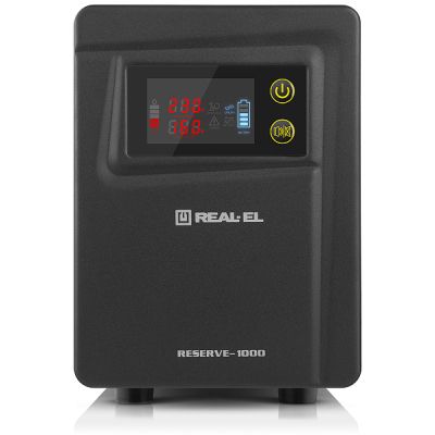 Пристрій безперебійного живлення REAL-EL RESERVE-1000 (EL122100004) (EL122100004) | Зображення 1