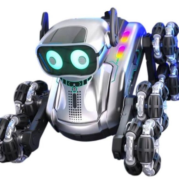 Робот вихованець Собака на радіокеруванні на коліщатках HD5100 Срібло