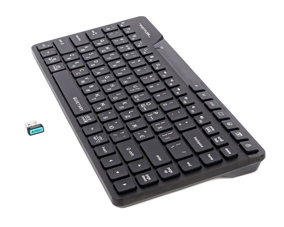 Клавіатура бездротова A4Tech Fstyler FBK26C AS, колір чорний | Зображення 4
