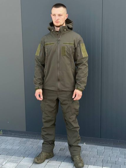 Куртка Софтшел олива Military | Зображення 6