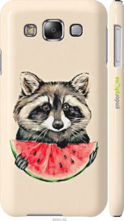Чохол на Samsung Galaxy E5 E500H Єнотик з кавуном "4605c-82-2448"