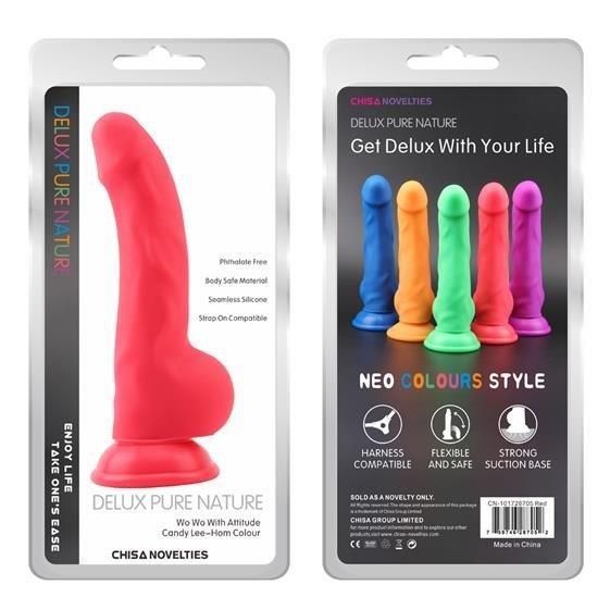 Фаллоимитатор - Delux Pure Nature Carl.L Red sexstyle