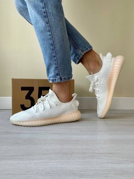 Кросівки Adidas Yeesy Boost 350 (белые) | Зображення 7