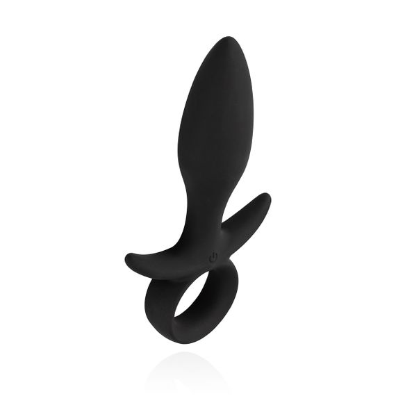 Анальна пробка з вібрацією Butt Buzzer чорна sexstyle | Зображення 1
