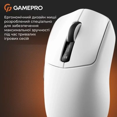 Мышка GamePro Genesis Ranker Wireless/Bluetooth/USB White (GM012W) | Зображення 3