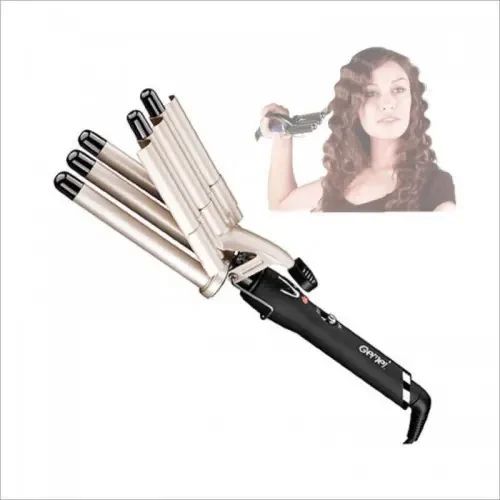 Плойка Хвиля Gemei GM 2933, Щипці для завивки волосся, гофре, плойка п'ять хвиль, накрутка хвиля | Зображення 1