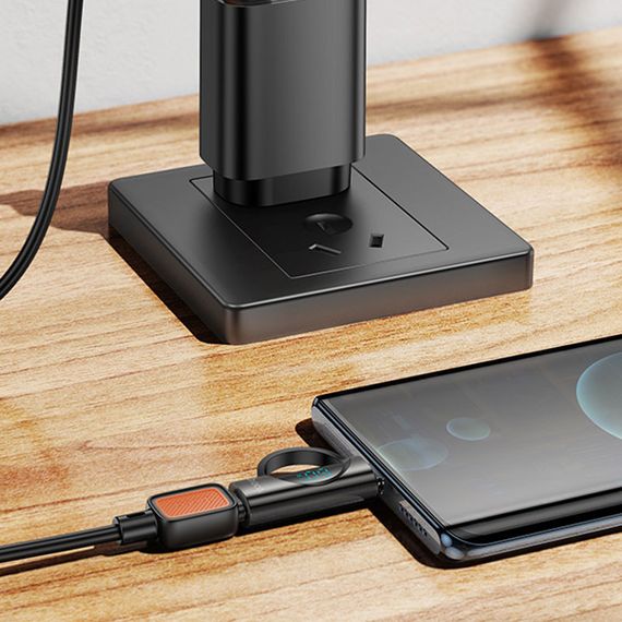 Перехідник Hoco UA32A Type-C male to Lightning female display adapter Black | Зображення 4