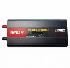 Перетворювач напруги (інвертор) Eryuan із чистою синусоїдою (6000W LCD-дисплей, DC/AC 12V-220V)