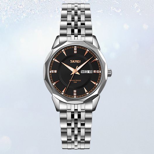 Жіночий годинник Skmei 9264SIBK Silver-Black | Зображення 3