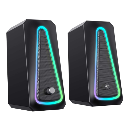 Ігрові колонки 2.0 HV-SK208 PRO 10W USB з підсвічуванням чорний Havit | Зображення 3