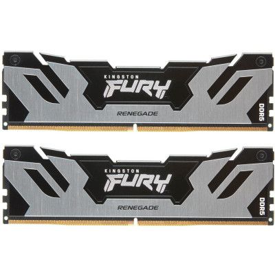 Модуль памяти для компьютера DDR5 48GB (2x24GB) 6400 MHz Renegade Silver XMP Kingston Fury (ex.HyperX)