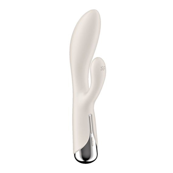 Вібратор-кролик з ротацією Satisfyer Spinning Rabbit 1 Beige, 3 мотори | Зображення 4