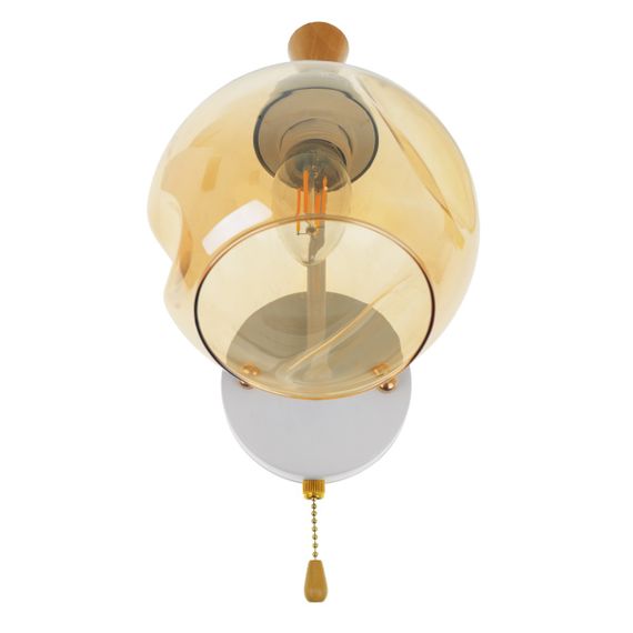 Бра настенное накладное в спальню BL-586W/1 E27 WH+BR | Зображення 2