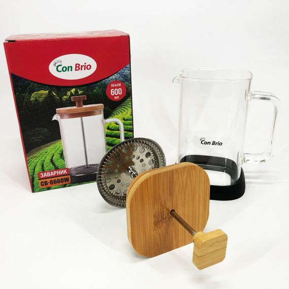 Заварник Con Brio 600мл CB-6660W | Зображення 4