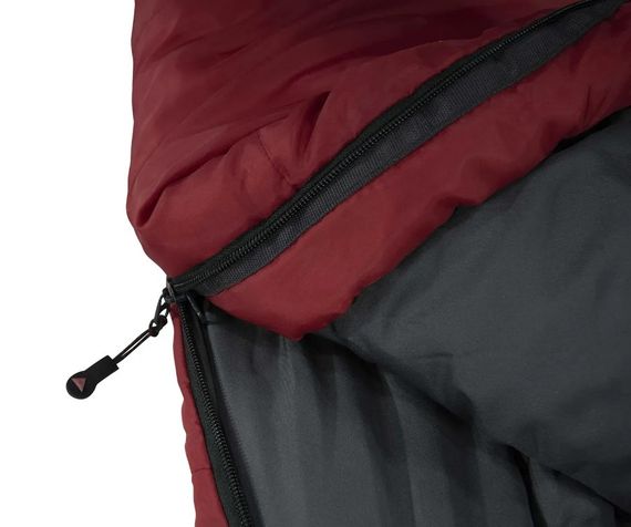 Спальний мішок High Peak TR 300/0°C Dark Red/Grey Left (23066) | Зображення 3
