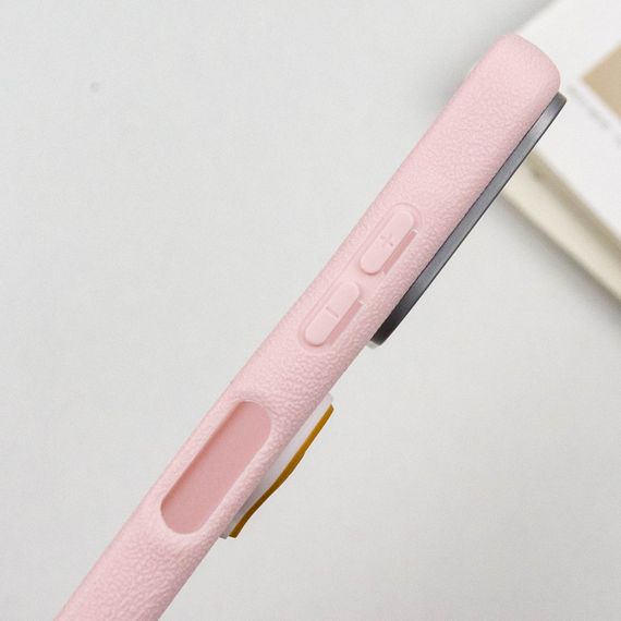 Чохол TPU Leather Toys для Samsung Galaxy A06 Coffee / Pink | Зображення 2