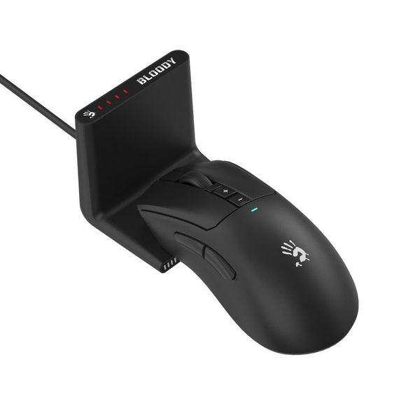 Миша ігрова бездротова Bloody R73 Ultra Duo, колір чорний | Зображення 1