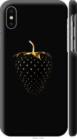 Чохол на iPhone X Чорна полуниця "3585m-1050-24368"