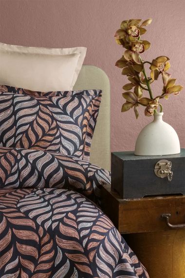 Комплект постільної білизни Issimo Digital Satin 200х220 см Moss | Зображення 1