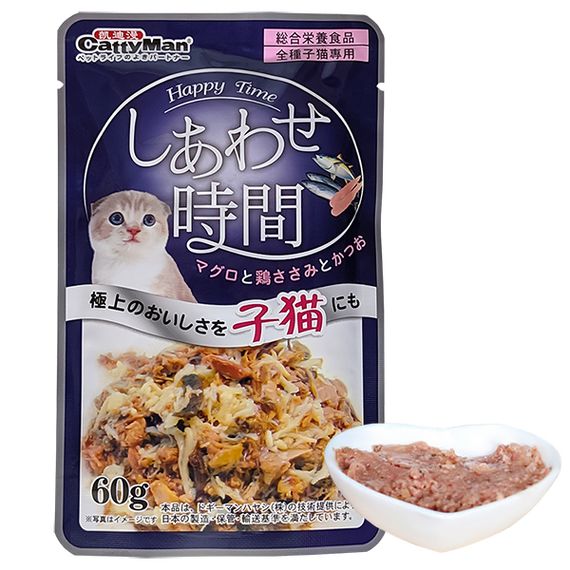 Корм CattyMan Fish Feast for Kittens влажный с тунцом и макрелью для котят 60 гр