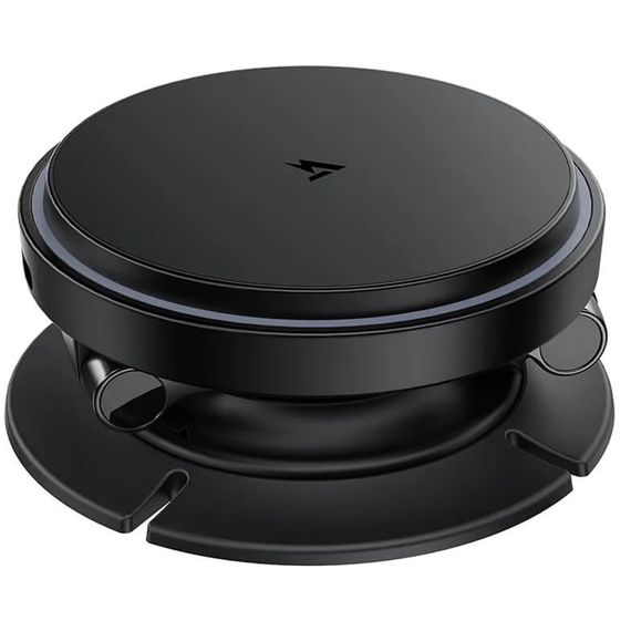Автотримач з БЗП Acefast D65 Magnetic 15W (center console) Black | Зображення 3