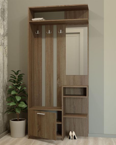 Передпокій Рив'єра Doros Білий 91,5х30х203 см | Зображення 3