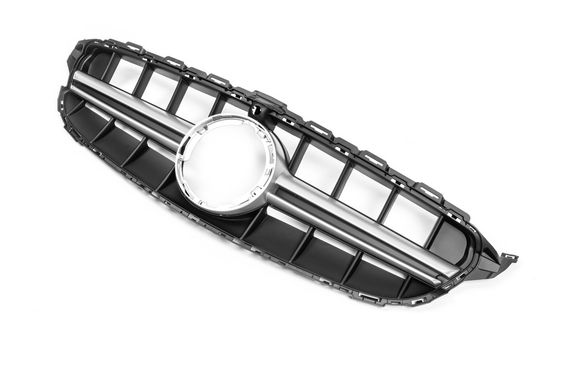 Передняя решетка E63-design 2014-2018, с камерой для Mercedes C-сlass W205 | Зображення 2