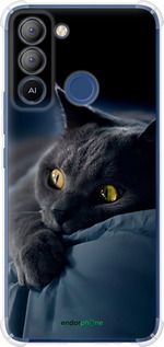 Чохол на Tecno POP 5 LTE BD4 Димчастий кіт "825sp-2639-2448"
