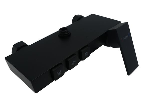 Душова система AIM зі змішувачем на 3 функції чорний матовий DG06344 (matte black) | Зображення 3